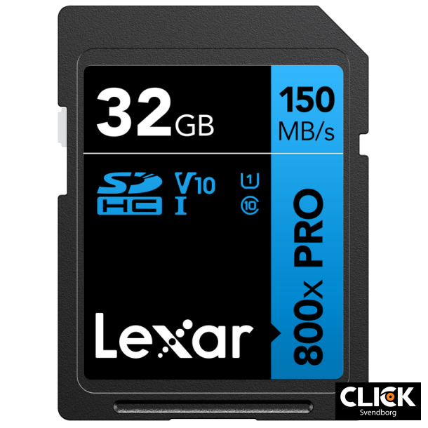 Lexar 800x 32Gb SDHC Pro UHS-I cards C10 (V10) U1, R150