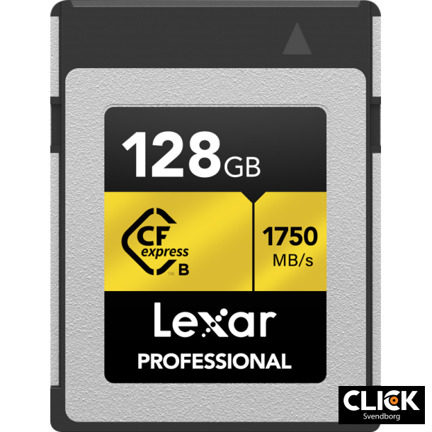 Lexar CFexpress 128GB Pro Gold R1750/W1500 (Type B kort)