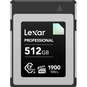 Lexar CFexpress 512GB Pro Diamond R1900/W1700 (VPG400) (Type B kort)