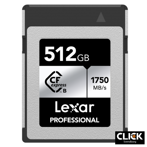 Lexar CFexpress 512Gb Pro Silver Serie R1750/W1300 (Type B kort)