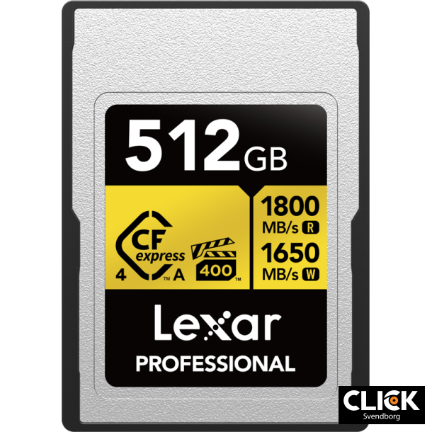 Lexar CFexress 512GB Professional GOLD 4.0 Type A VPG400