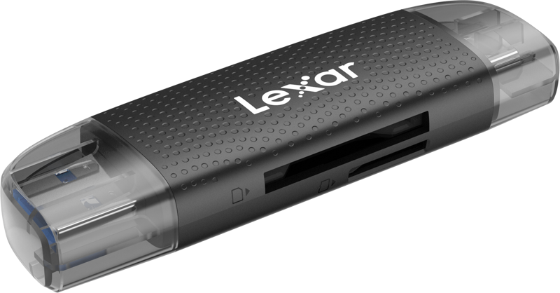 Lexar Cardreader Dual Slot USB-A/C (microSD and SD cards) - KORTLÆSER ...