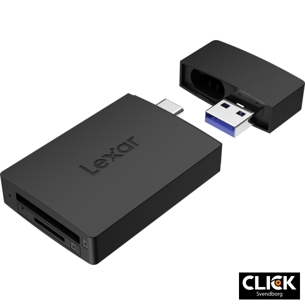 Lexar Cardreader microSD/SD I Dual Slot USB-A/C microSD Card USB 3.1 Reader, up to 255MB/s read