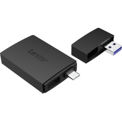 Lexar Cardreader microSD/SD I Dual Slot USB-A/C microSD Card USB 3.1 Reader, up to 255MB/s read