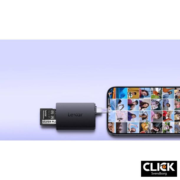 Lexar Cardreader microSD/SD I Dual Slot USB-A/C microSD Card USB 3.1 Reader, up to 255MB/s read