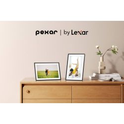 Lexar Pexar Digital fotoramme 11-inch, 2K WiFi Enabled (Black) built-in 32GB