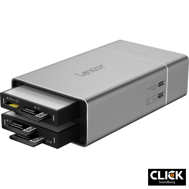 Lexar Professional Workflow Go med 2 Modul-porte