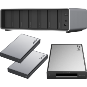 Lexar Professional Workflow Pro with CFexpress Type B reader and 2x2TB SSD