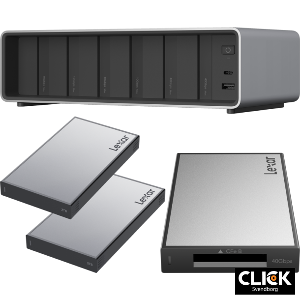 Lexar Professional Workflow Pro with CFexpress Type B reader and 2x2TB SSD