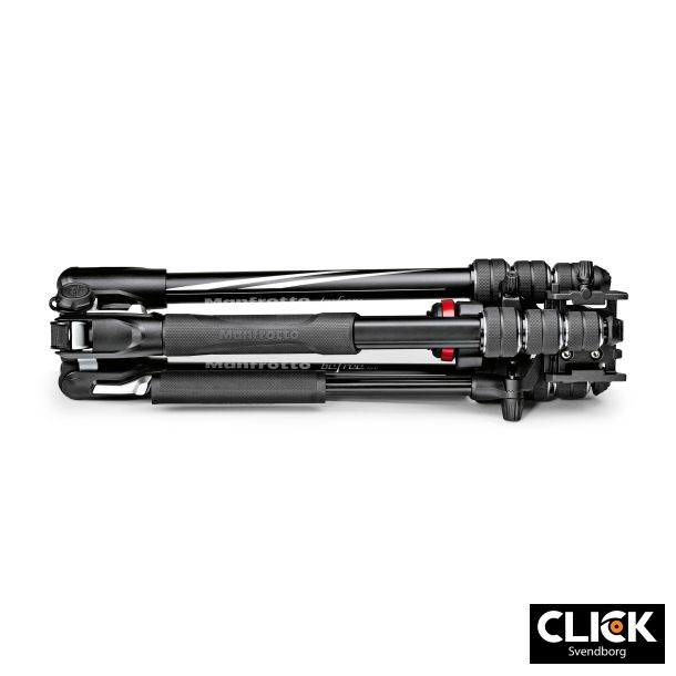 MANFROTTO Befree Advanced Live Twist Sort Stativkit Video Aluminium
