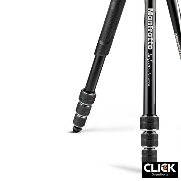 MANFROTTO Befree Advanced Live Twist Sort Stativkit Video Aluminium
