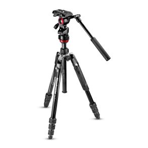 MANFROTTO Befree Advanced Live Twist Sort Stativkit Video Aluminium