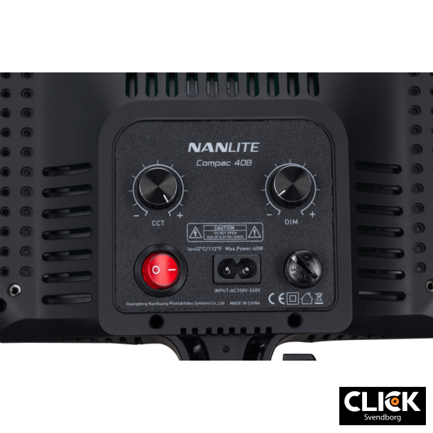 Nanlite Compac 100B BI-Color LED foto lys