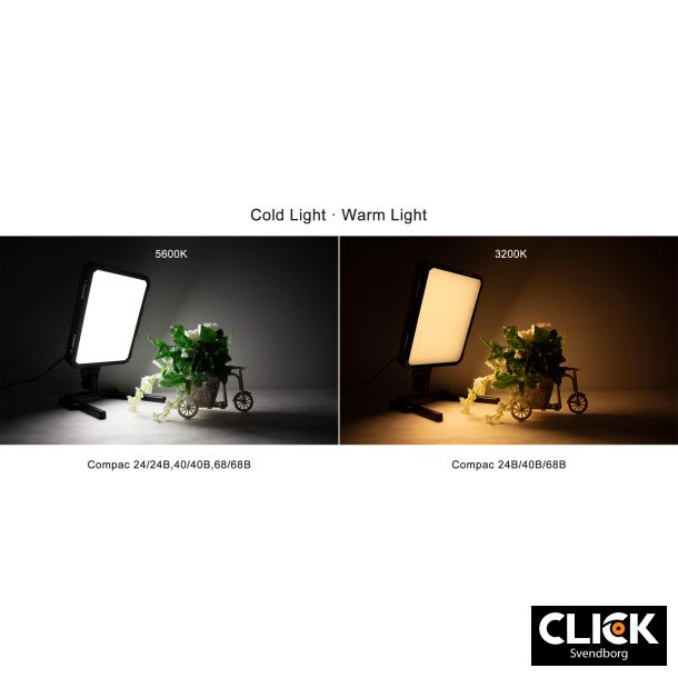 Nanlite Compac 100B BI-Color LED foto lys