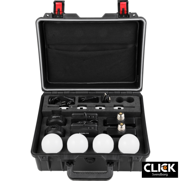 Nanlite PavoBulb 10C LED effektlys 4styk kit