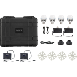 Nanlite PavoBulb 10C LED effektlys 4styk kit