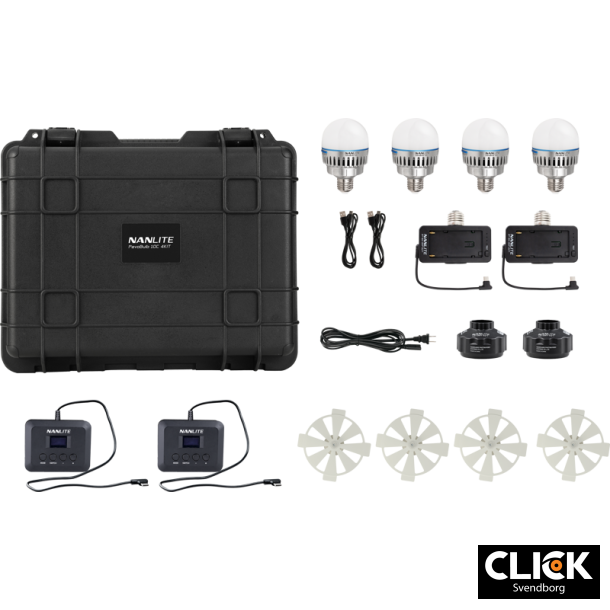 Nanlite PavoBulb 10C LED effektlys 4styk kit