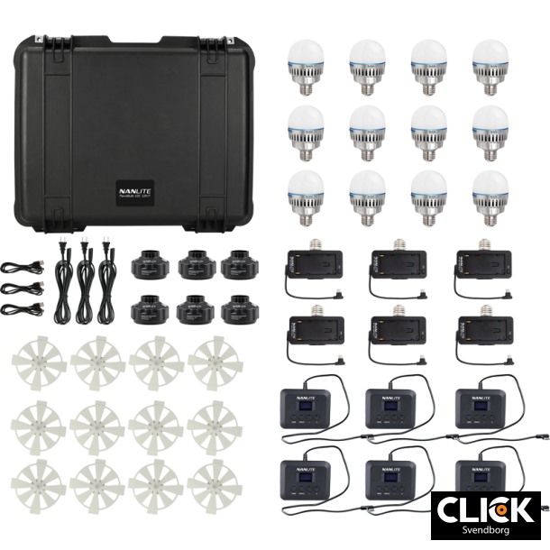 Nanlite PavoBulb 10C LED effektlys 12styk kit