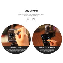 Nanlite Pico LED Mini Pocket Light Black