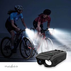 Nedis Bike Camera og Lygte  3-i-1 Multifunktionelt Cykeltilbehr til En Sikker og Eventyrlig Tur