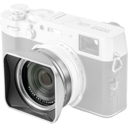 NiSi JetMag Pro Lens Hood, UV Filter &amp; Cap for Fuji X100 Series � Silver