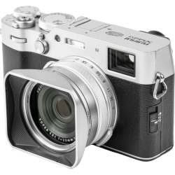 NiSi JetMag Pro Lens Hood, UV Filter &amp; Cap for Fuji X100 Series � Silver