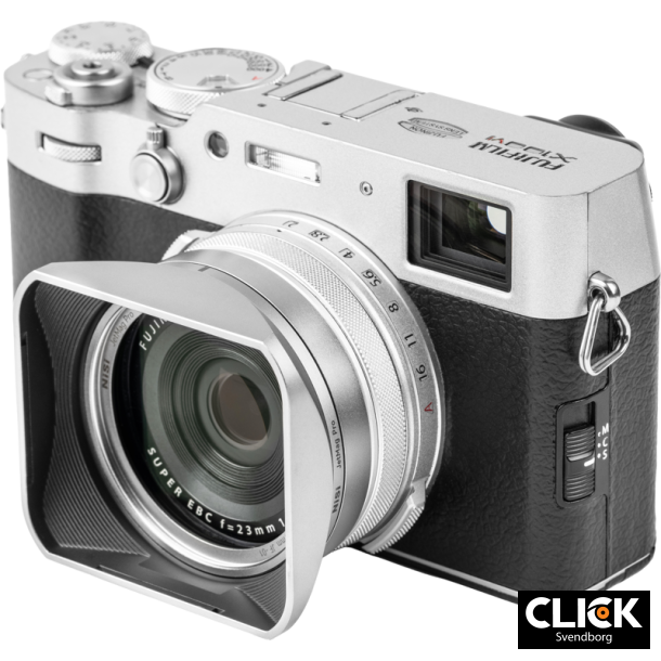 NiSi JetMag Pro Lens Hood, UV Filter &amp; Cap for Fuji X100 Series � Silver