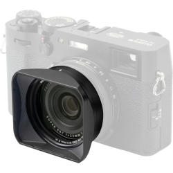 Nisi JetMag Pro Lens Hood, Uv Filter &amp; Cap for Fuji X100 Series Black