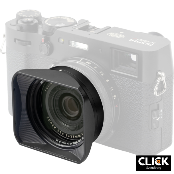 Nisi JetMag Pro Lens Hood, Uv Filter &amp; Cap for Fuji X100 Series Black