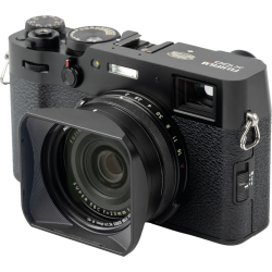 Nisi JetMag Pro Lens Hood, Uv Filter &amp; Cap for Fuji X100 Series Black