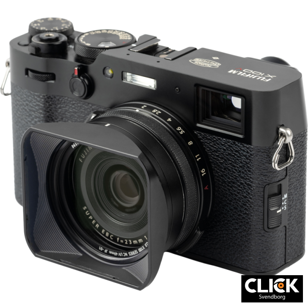 Nisi JetMag Pro Lens Hood, Uv Filter &amp; Cap for Fuji X100 Series Black