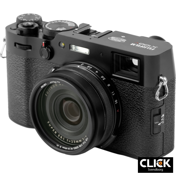 Nisi JetMag Pro Lens Hood, Uv Filter &amp; Cap for Fuji X100 Series Black