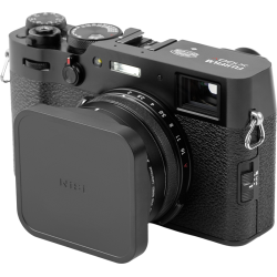Nisi JetMag Pro Lens Hood, Uv Filter &amp; Cap for Fuji X100 Series Black