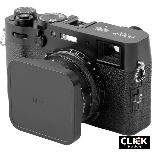 Nisi JetMag Pro Lens Hood, Uv Filter &amp; Cap for Fuji X100 Series Black