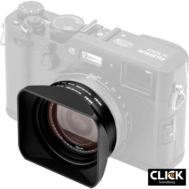 Nisi Lens Hood, UV-Filter &amp; Cap for Fuji X100 Black