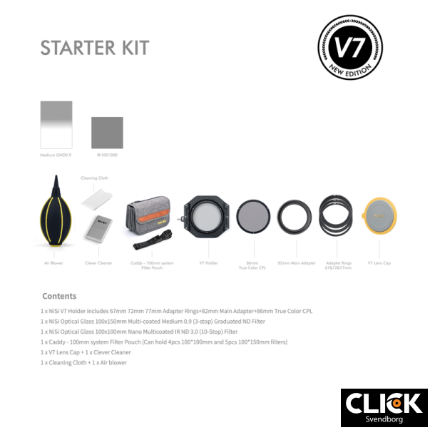 Nisi V7 Filter Starter Kit 100mm