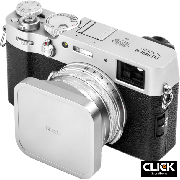 Nisi Lens Hood, UV-Filter &amp; Cap for Fuji X100 Silver