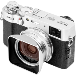 Nisi Lens Hood, UV-Filter &amp; Cap for Fuji X100 Silver