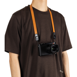 Peak Design Form Leather Camera Strap Neck Amber