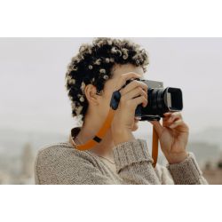 Peak Design Form Leather Camera Strap Short Amber