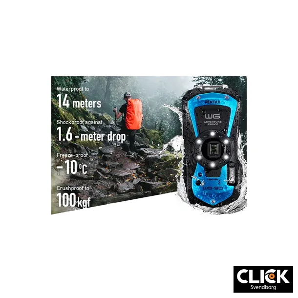 Pentax WG-90 BLACK Undervandskamera