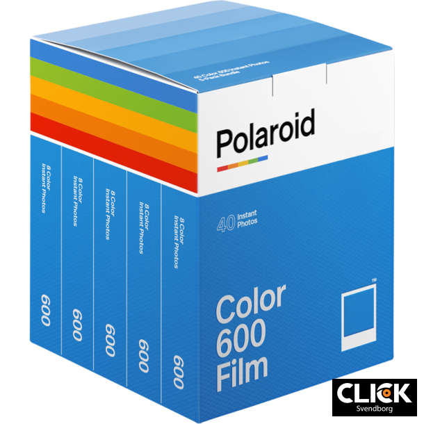 Polaroid 600 Film (Farve) 5-pak