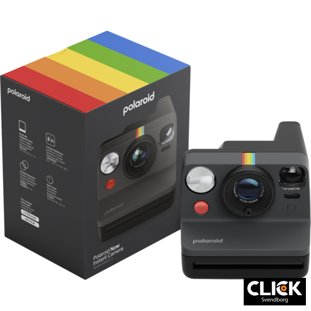 Polaroid Now Gen 3 Black Instant kamera