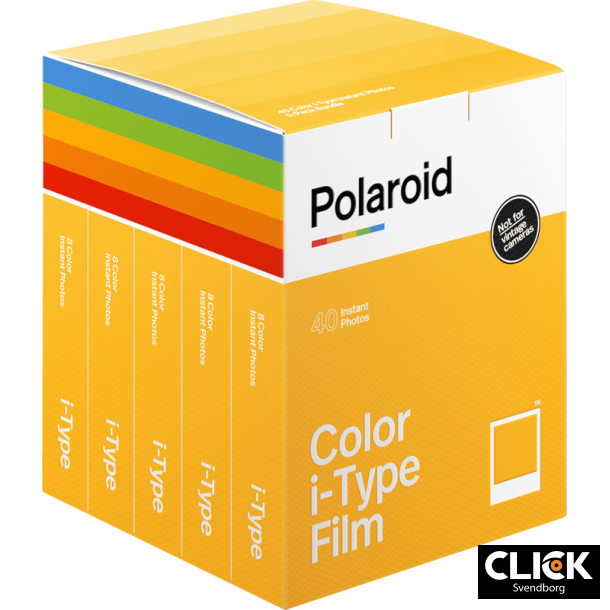 Polaroid i-Type Film Farve 5-pak