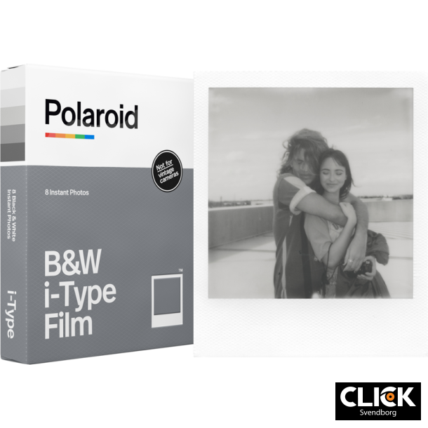 Polaroid i-Type Film Sort/Hvid