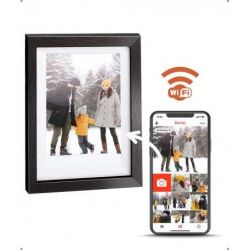 Pora&Co 10" Digital Fotoramme i Sort Tr m/wifi
