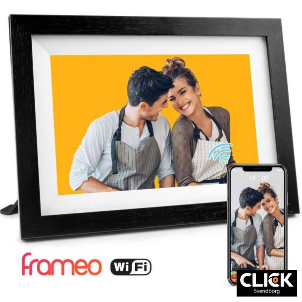 Pora&Co 10" Digital Fotoramme i Sort Tr