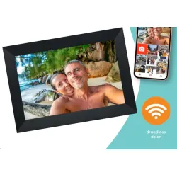 Pora&Co digital ramme 8' Sort m/wifi