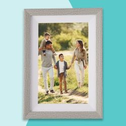 Pora&Co 10" Digital Photo Frame Hvid/slv m/wifi