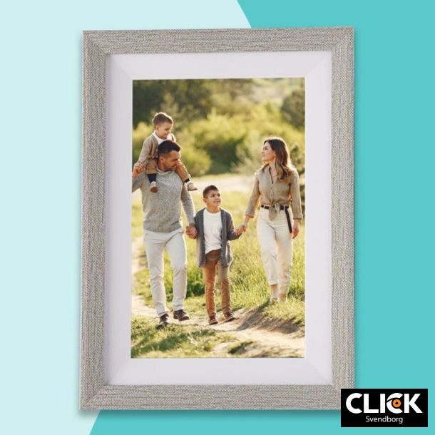 Pora&Co 10" Digital Photo Frame Hvid/slv m/wifi